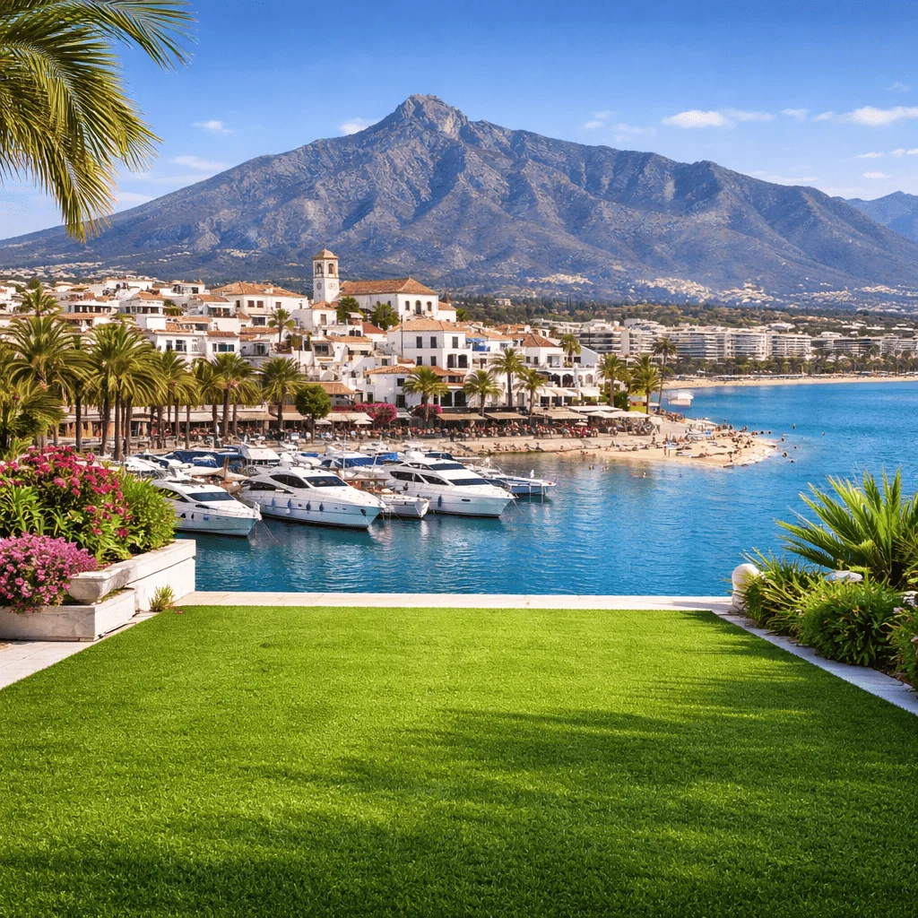 Césped artificial en Marbella