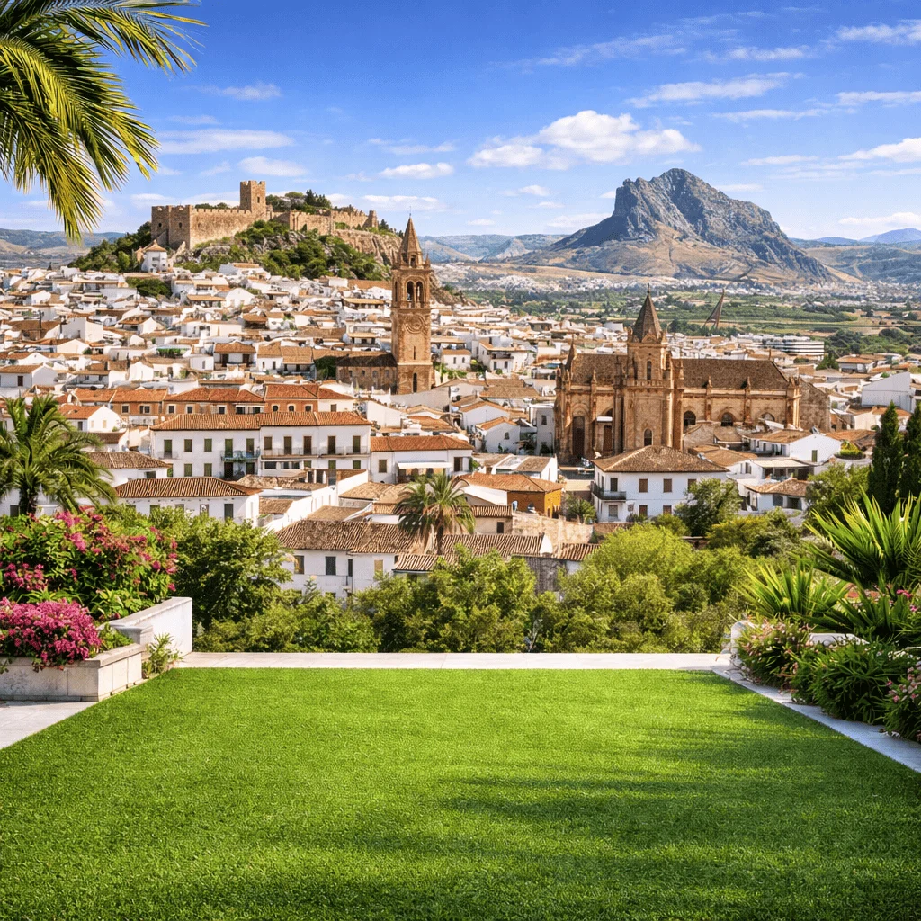 Césped artificial en Antequera