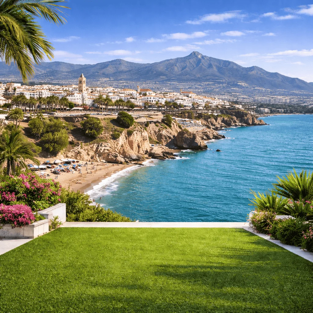 Césped artificial en Nerja