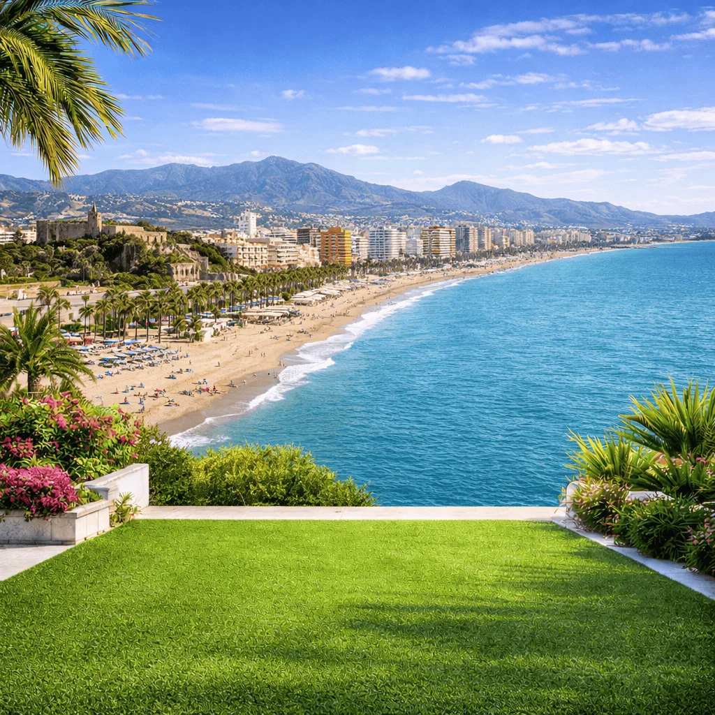 Césped artificial en Fuengirola