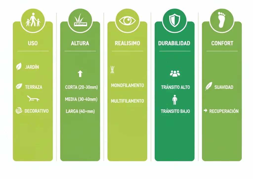 como elegir mejor cesped artificial